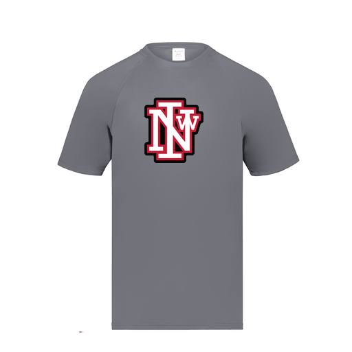[2790.059.S-LOGO1] Men's Smooth Sport T-Shirt (Adult S, Gray, Logo 1)