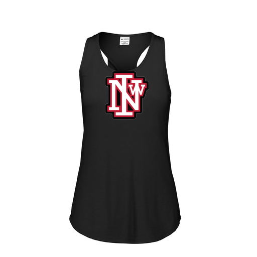 [3078.K94.S-LOGO1] Ladies Tri Blend Tank Top (Female Adult S, Black, Logo 1)