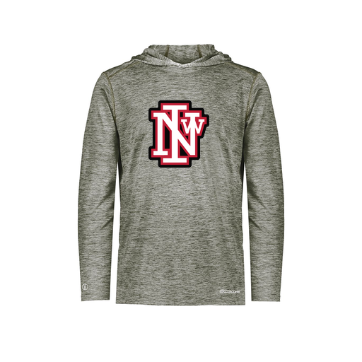 [CUS-DFW-CHGHOOD-PER-LSL-GRY-YS-LOGO1] Youth Charge Hoodie (Youth S, Gray, Logo 1)
