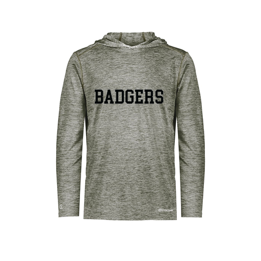 [FOLHCGGY-YS-LOGO2] Decker Youth Charge Hoodie (Youth S, Gray, Logo 2)