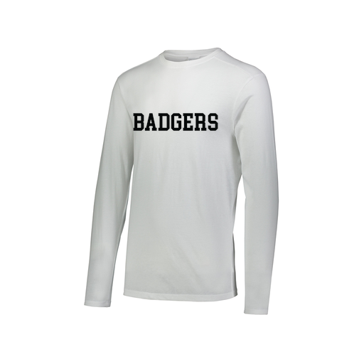 [3075.005.XS-LOGO2] Men's LS Ultra-blend T-Shirt (Adult XS, White, Logo 2)