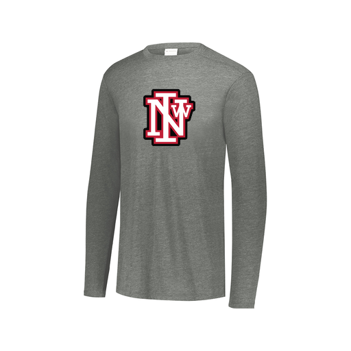 [FTLCUBGY-AXS-LOGO1] Men's LS Ultra-blend T-Shirt (Adult XS, Gray, Logo 1)