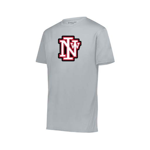 [222819.099.XXS-LOGO1] Youth Movement Dri Fit Shirt (Youth XXS, Silver, Logo 1)