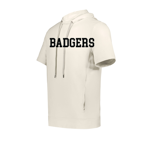 [222605-WHT-YS-LOGO2] YOUTH VENTURA SOFT KNIT SHORT SLEEVE HOODIE (Youth S, White, Logo 2)